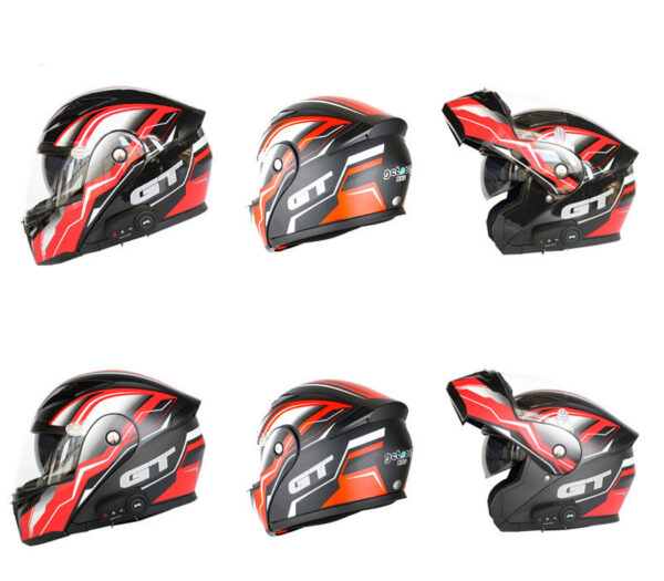 Motorcycle Bluetooth Helmet Motorcycle Helmet Comes with FM - Image 8